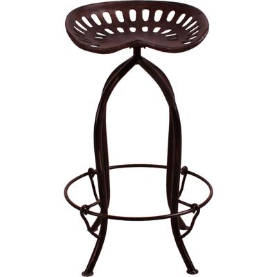 Barhocker SIT "This&That", schwarz (gestell schwarz), B:47cm H:79cm T:47cm, Hocker, Traktorsitz auf Metallgestell