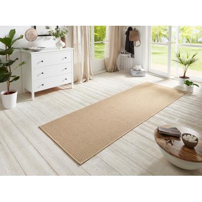Läufer HANSE HOME "Nature 600" Gr. 50, beige, B:80cm H:5mm L:350cm, Polypropylen (PP), Teppiche, Flachgewebe, In- & Outdoor, Rutschfest, Flur, Küche, Garten, Terrasse Image