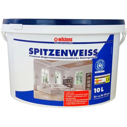 „WILCKENS FARBEN Wand- und Deckenfarbe „“SPITZENWEISS““ Farben Malerqualität Gr. 10 l 10000 ml, weiß Wandfarbe“