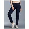 Sweathose TRIGEMA "TRIGEMA Jogginghose in leichter Sweat-Qualität", Damen, Gr. M, US-Größen, blau (navy), 50% Baumwolle, 50% Polyester, sportlich, Hosen