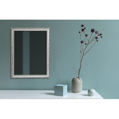 Dekospiegel MIRRORS AND MORE "LOLA", silber (silberfarben), B:34cm H:45cm T:2cm, Holzwerkstoff, Spiegel, Wandspiegel Image