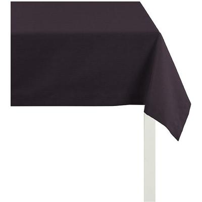 Tischdecke APELT "4362 Rips - UNI" Gr. 3, schwarz, B:130cm L:170cm, Polyester, Baumwolle, Tischdecken, UNI-BASIC Image