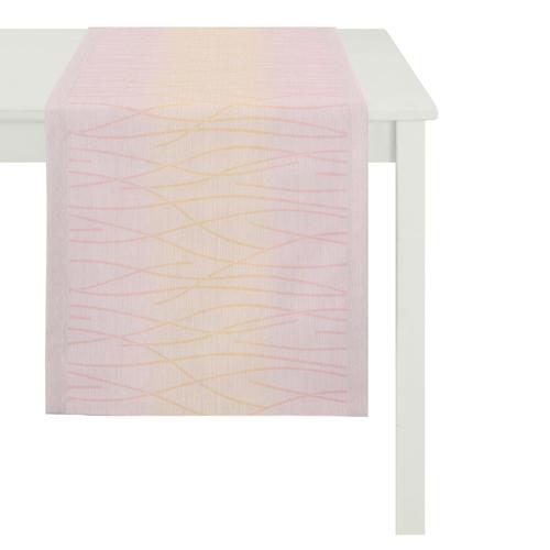 „Tischläufer APELT „“7902 Loft Gold““ Tischdecken Gr. B/L: 48 cm x 140 cm, 1 St., bunt (mauve, rosa) Tischläufer“