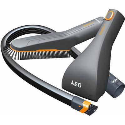 AEG Staubsaugerdüsen-Set "360 Home & Car Kit AKIT12" Staubsaugerdüsen Soft-Fugen-Turbodüse bunt (schwarz/orange)