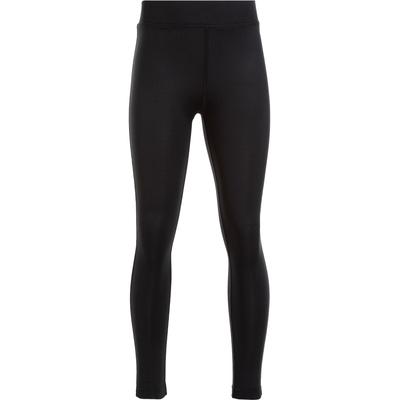 Trainingstights ZIGZAG "Valerie", Kinder, Gr. 128, EURO-Größen, schwarz, 90% Polyester, 10% Elasthan, unifarben, sportlich, lang, Hosen, aus schnelltrocknendem Funktionsstretch