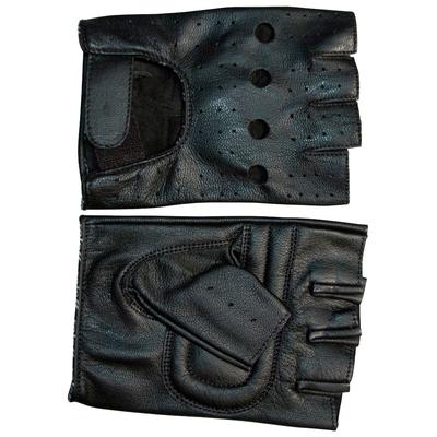 Motorradhandschuhe ROLEFF "RO 30" Gr. M, schwarz, Handschuhe, M, Obermaterial: 100% Rindsleder. Innenfutter: 100% Polyester, Klettverschluss