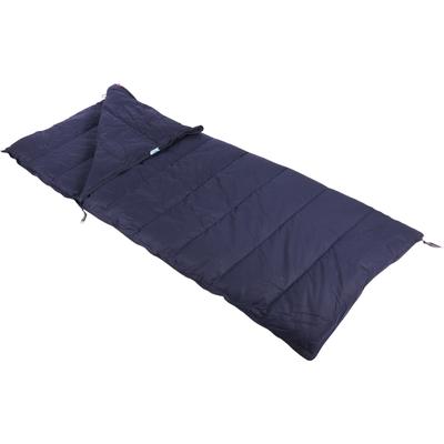 Deckenschlafsack POLYDAUN "Stormvogel Ecolight 85x210 cm navy" Schlafsäcke Gr. B/L: 85cm x 210cm, umlaufender Reißverschluss, blau (navy)