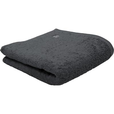 Handtuch ROSS "Vita", grau (graphit), B:50cm L:100cm, Frottier, Obermaterial: 100% Baumwolle, Handtücher (Packung), Bestickung ROSS-Emblem Image