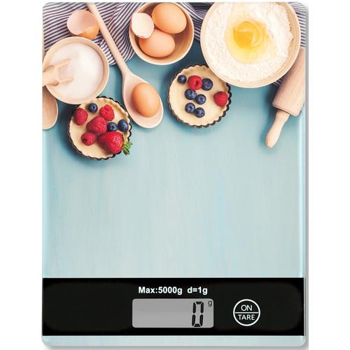 Küchenwaage KESPER FOR KITCHEN & HOME Küchenwaagen bunt Digitale Küchenwaage mit LCD-Display, bis 5 kg