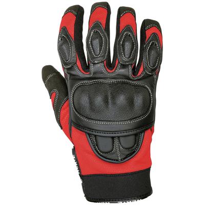 Motorradhandschuhe NERVE "Sporty" Gr. L, rot, Handschuhe, L, mit Weitenverstellung
