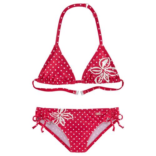 Triangel-Bikini VENICE BEACH Gr. 152, N-Gr, rot Kinder Bikini-Sets Bikinis