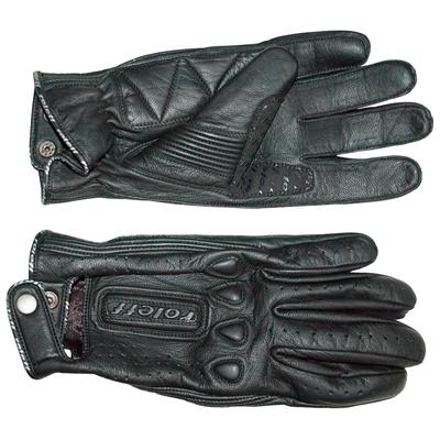 Motorradhandschuhe ROLEFF "RO 64" Gr. XL, schwarz, Handschuhe, XL, Obermaterial: 100% Rindsleder. Innenfutter: 100% Polyester, winddicht