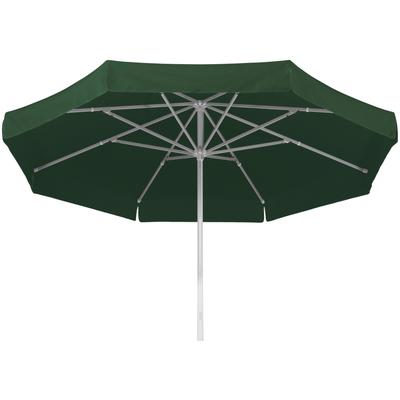 Marktschirm SCHNEIDER SCHIRME "Jumbo", grün (dunkelgrün), Obermaterial: 100% Polyester, Standschirme, ØxH: 400x295 cm, Aluminium/Polyester Image