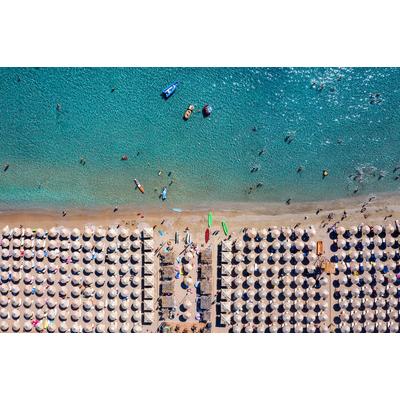 Fototapete PAPERMOON "Strand", bunt, B:4,50m L:2,80m, Vlies, Tapeten