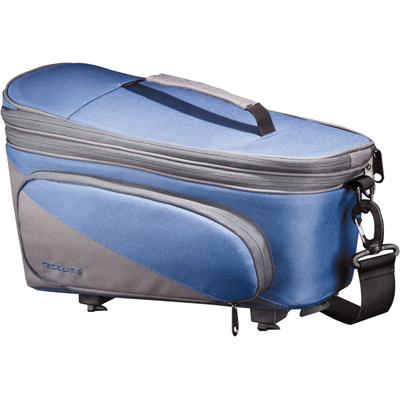 Fahrradtasche RACKTIME "Talis Plus" Taschen Gr. B/H/T: 27cm x 20cm x 37cm, blau (blau/grau)