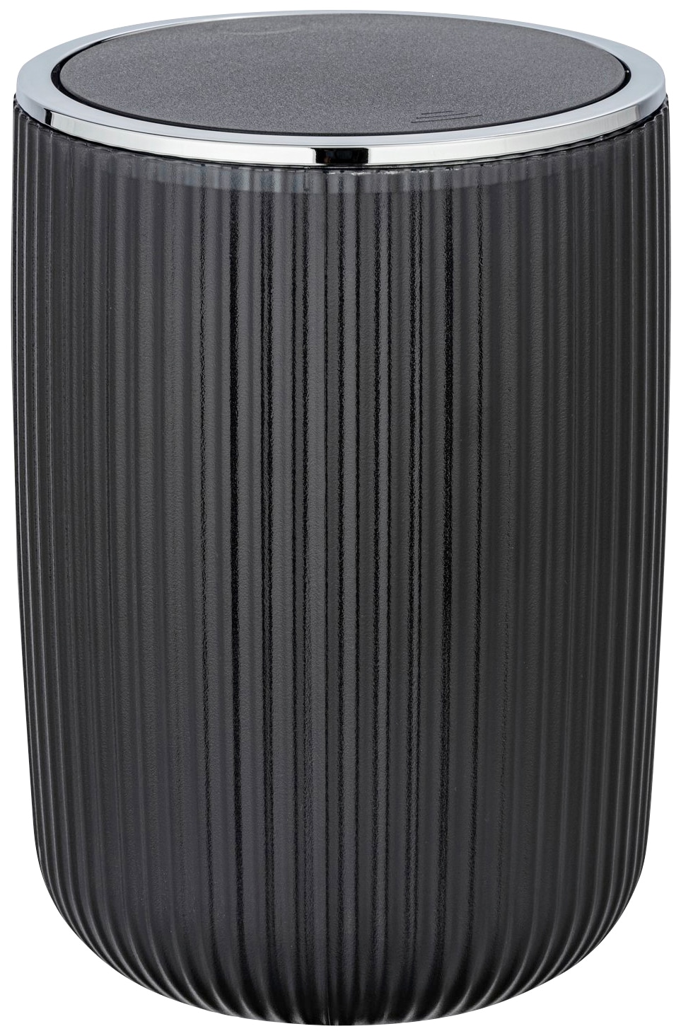 Kosmetikeimer WENKO "Agropoli", grau, H:27cm T:19cm, Kunststoff, Mülleimer, Kosmetikeimer