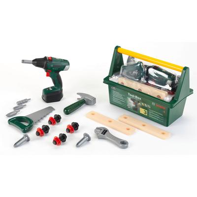 Spielwerkzeugkoffer KLEIN "Bosch Werkzeug-Box" Spielwerkzeug grün Kinder Bosch Kinderwerkzeug Spielwerkzeug