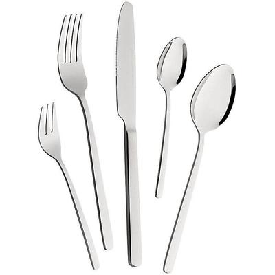 Besteck-Set MULEX "Mississippi", silber (edelstahlfarben), 30 tlg., Edelstahl 18/0, Essbesteck-Sets, spülmaschinengeeignet Image