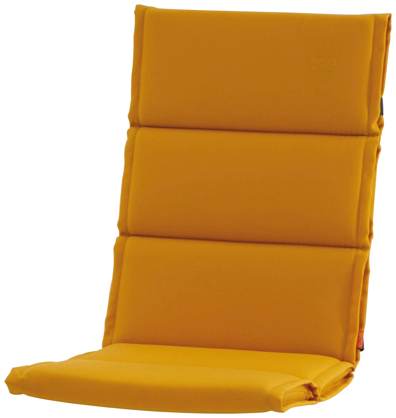 Polsterauflage SIENA GARDEN "Stella, TOPSELLER", gelb, B:48cm H:6cm T:110cm, Olefin (Polypropylen), Polsterauflagen, B/T: 48x110 cm