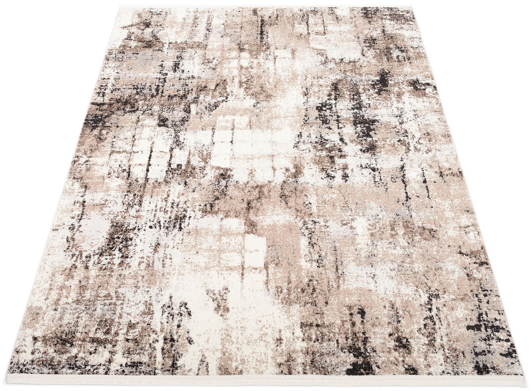Teppich OCI DIE TEPPICHMARKE "TOP ALINA", braun (braun, beige), B:200cm H:7mm L:290cm, Polypropylen (PP), Teppiche, Wohnzimmer Image