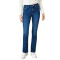 Bootcut-Jeans S.OLIVER Gr. 38, Länge 32, blau (dark blue stretched) Damen Jeans 5-Pocket-Jeans Bestseller