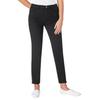 Stretch-Jeans ASCARI, Damen, Gr. 18, Kurzgrößen, schwarz, 65% Baumwolle, 31% Polyester, 4% Elasthan, unifarben, lang, Jeans