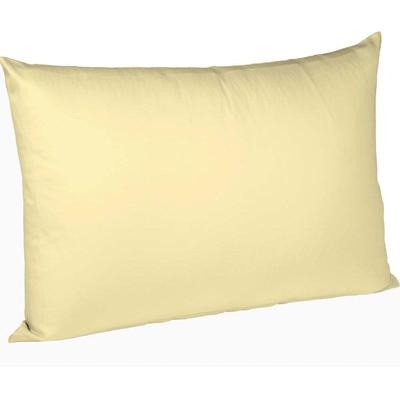 Kissenbezüge FLEURESSE "Colours", gelb (vanille), B:40cm L:60cm, Interlock-Jersey, Obermaterial: 100% Baumwolle, Kissenbezüge, edler, bügelfreier Interlock-Jersey aus 100% Baumwolle Image