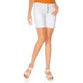 Jeansshorts LINEA TESINI BY HEINE Gr. 36, Normalgrößen, weiß Damen Jeans 5-Pocket-Jeans Shorts Bermudajeans