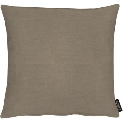 Dekokissen APELT "Apart" Gr. 2, braun (braun, grau, unifarben), B:48cm H:5cm L:48cm, Polyester, Dekokissen_Sitzkissen_Kissenhüllen, Kissenhülle mit Füllung, 1 Stück Image