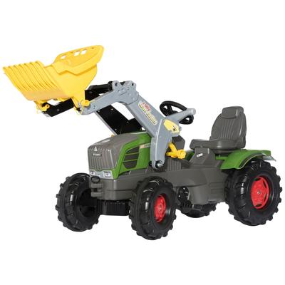 Tretfahrzeug ROLLY TOYS "Fendt 211 Vario" Tretfahrzeuge grün Kinder Kindertraktor mit Lader