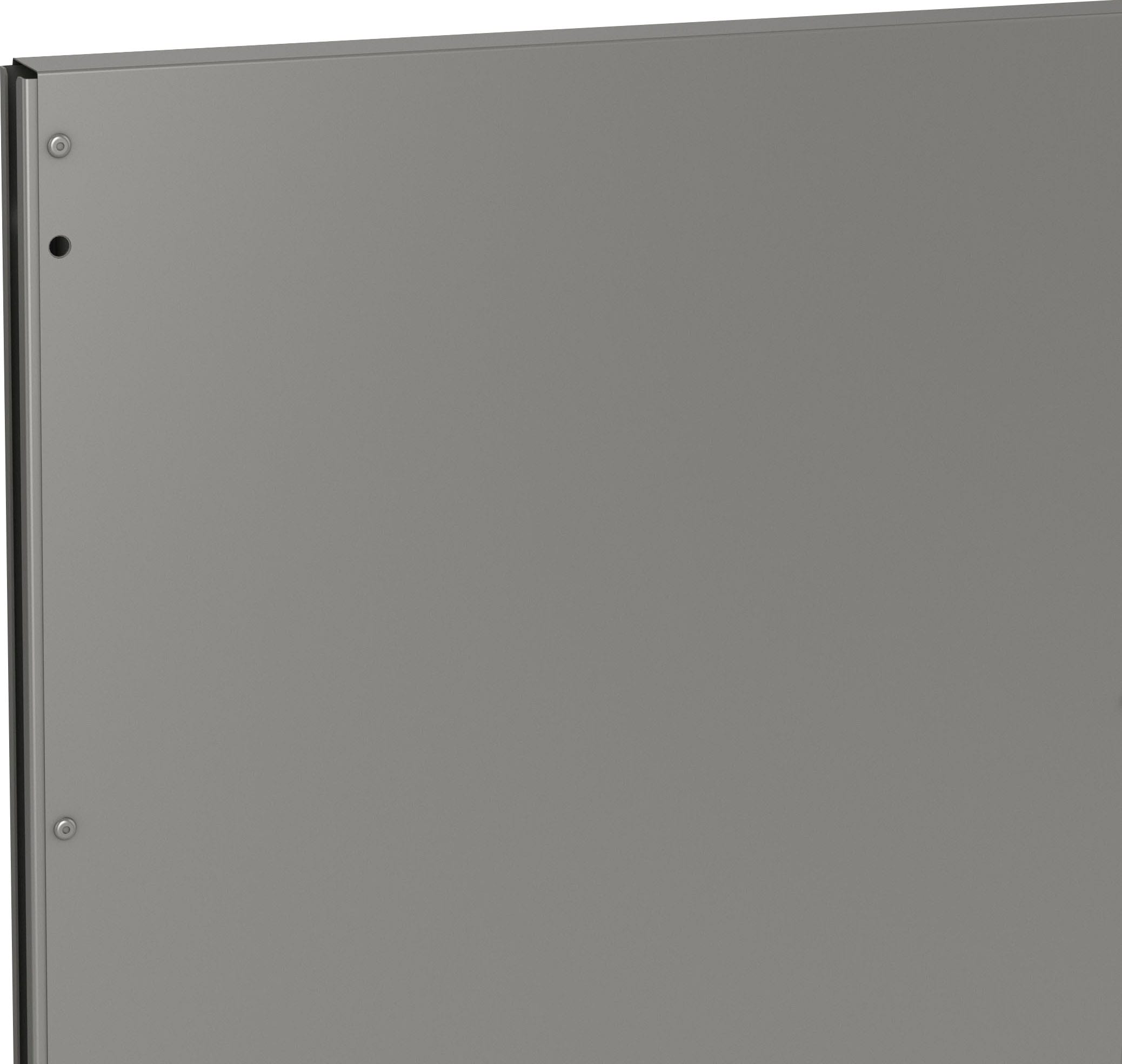 Hochbeet-Verkleidung BIOHORT "Paneelpaket MAXI", grau (quarzgrau, metallic), B:143cm H:77cm, Stahlblech, Abdeckblenden, BxH: 143x77 cm Image