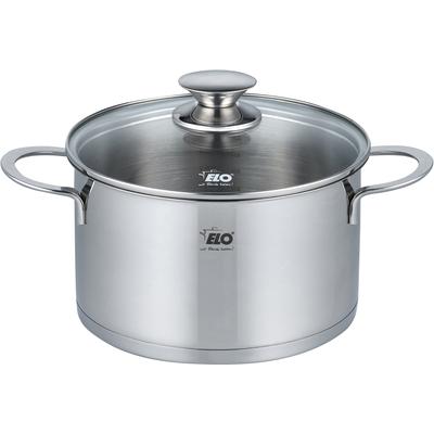 Fleischtopf ELO "Galant", silber (silberfarben), Ø:14cm, Töpfe, integriertes Öl- Dosier-System, Induktion Image