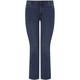 Gerade Jeans ONLY CARMAKOMA "CARAUGUSTA" Gr. 46, Länge 32, blau (medium, blue) Damen Jeans 5-Pocket-Jeans