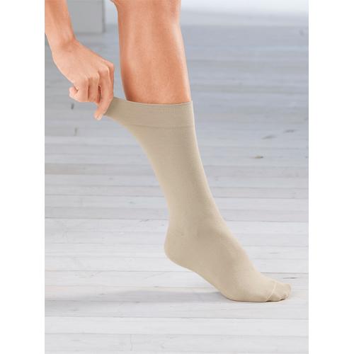 Socken ROGO Gr. 2/39, beige Damen Socken