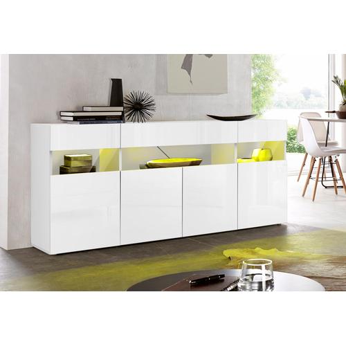 Sideboard TECNOS Sideboards weiß (weiß, weiß, hg) Sideboards Breite 173 cm, ohne Beleuchtung