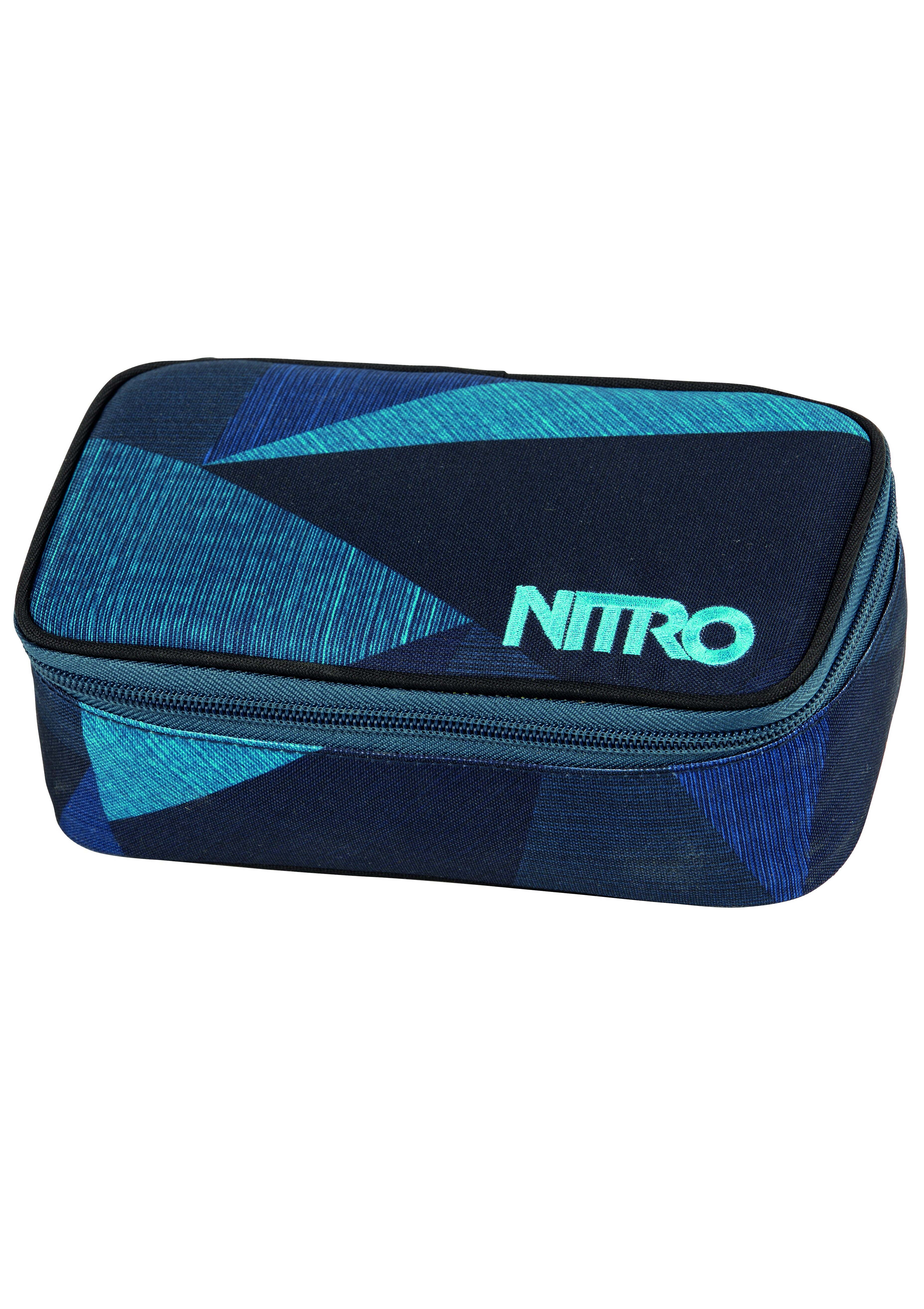 Federtasche NITRO "Pencil Case XL", blau, Polyester, Schreibgeräteetuis, Federmäppchen, Schlampermäppchen, Faulenzer Box, Stifte Etui Image