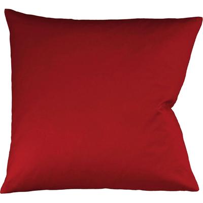 Kissenbezüge FLEURESSE "Colours", rot (bordeaux), B:80cm L:80cm, Interlock-Jersey, Obermaterial: 100% Baumwolle, Kissenbezüge, edler, bügelfreier Interlock-Jersey aus 100% Baumwolle Image
