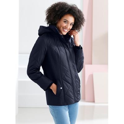 Langjacke CLASSIC BASICS, Damen, Gr. 56, blau (marine), 100% Polyester, Futter und Wattierung:100% Polyester, unifarben, Langarm, Jacken Image