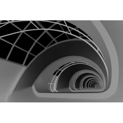 Fototapete PAPERMOON "Photo-Art JAN NIEZEN, ANTWERPEN-TREPPE", bunt, B:5,00m L:2,80m, Vlies, Tapeten Image