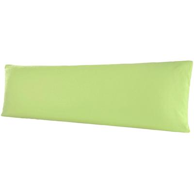 Kissenbezug BELLANA "Mako-Jersey", grün (moos), B:40cm L:140cm, Jersey, Obermaterial: 100% Baumwolle, Kissenbezüge, für Seitenschläferkissen Image