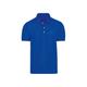 Poloshirt TRIGEMA "TRIGEMA in Piqué-Qualität" Gr. 104, blau (royal) Kinder Shirts Polo