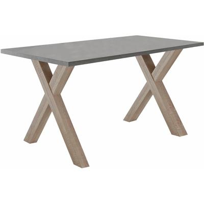 Schreibtisch MÄUSBACHER "Mio", braun (eichefarben, graphit), B:120cm H:75cm T:70cm, Tische Image