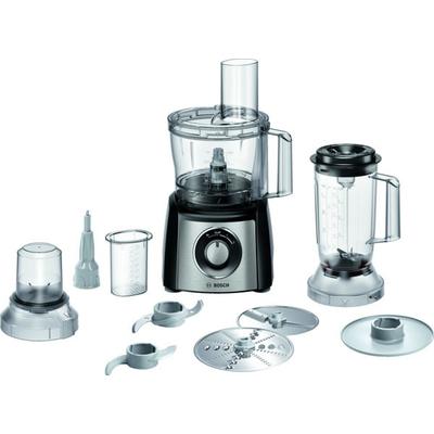 BOSCH Küchenmaschine "MCM3PM386 MultiTalent 3 Plus" Küchenmaschinen ohne Kochfunktion grau (schwarz, edelstahlfarben) Küchenmaschinen Küchenmaschine ohne Kochfunktion