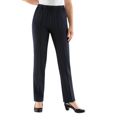 Jerseyhose CLASSIC BASICS, Damen, Gr. 22, Kurzgrößen, blau (marine), 100% Polyester, unifarben, lang, Hosen Image