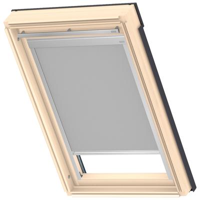 Verdunklungsrollo VELUX "DBL S08 4204", grau, S08, Aluminium, Polyester, Rollos, alufarbene Führungsschienen & Griffleiste Image