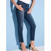 Stretch-Jeans ASCARI, Damen, Gr. 19, Kurzgrößen, blau (blau, schwarz), 50% Baumwolle, 40% Lyocell, 7% Elastomultiester, 3% Elasthan, unifarben, lang, Jeans