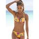 Push-Up-Bikini-Top SUNSEEKER "Modern" Gr. 42, Cup B, gelb (gelb, bedruckt) Damen Bikini-Oberteile Ocean Blue