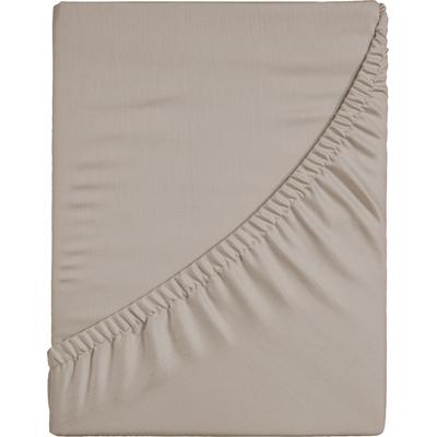 Spannbettlaken CASATEX "Jersey-Elasthan", braun (espresso), B:140-160cm L:200-220cm, Jersey, Obermaterial: 96% Baumwolle, 4% Elasthan, Laken, mit Elasthan Image