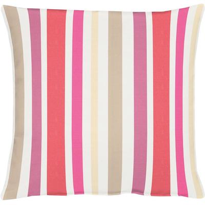 Dekokissen APELT "Lira" Gr. 1, pink (pink, gestreift), B:40cm L:40cm, Polyester, Kunstfaser, Dekokissen_Sitzkissen_Kissenhüllen, Kissenhülle ohne Füllung, 1 Stück Image