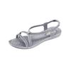 Sandalette SIEBI`S, Gr. 39, grau, Synthetik, Schuhe